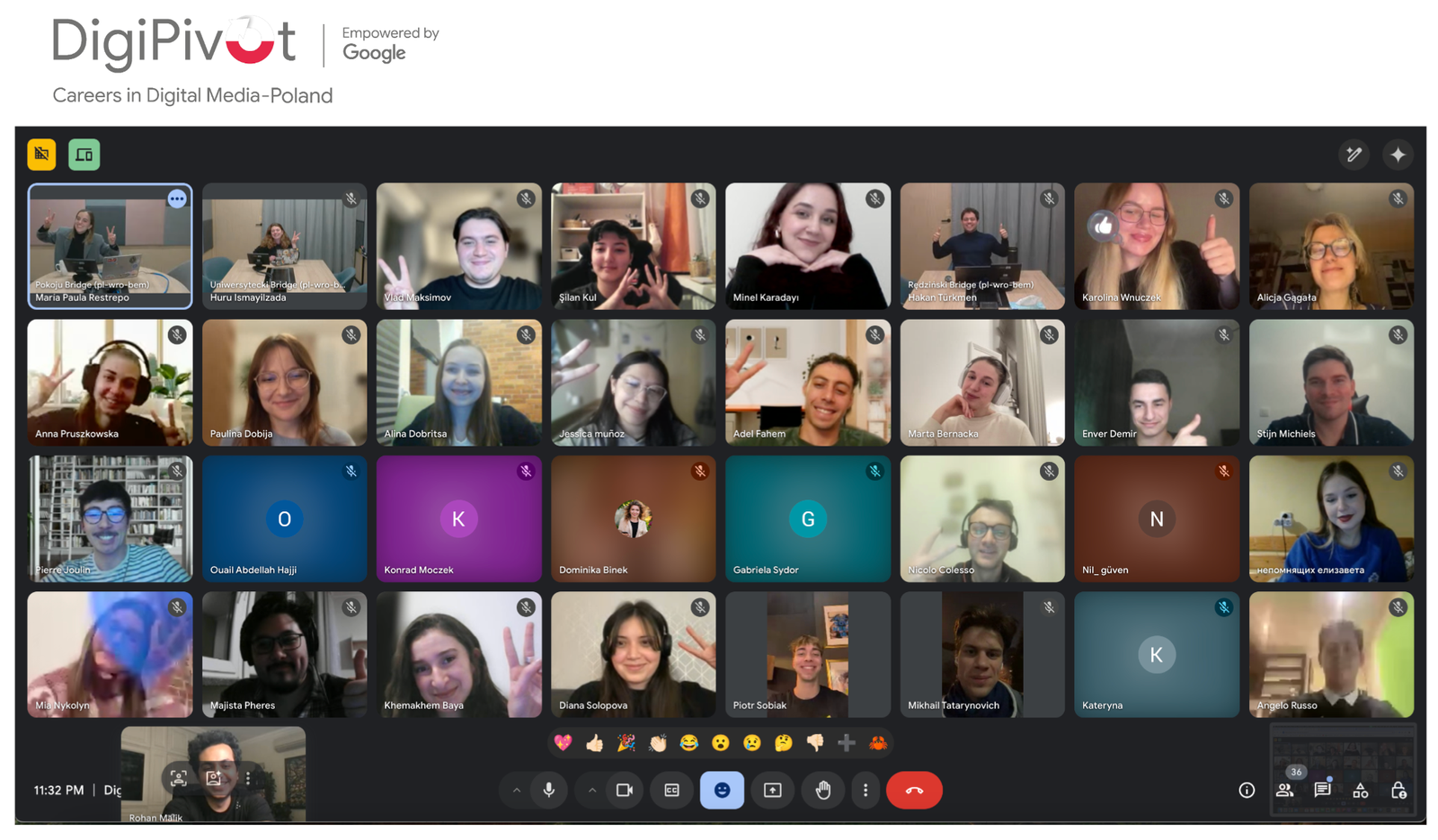 Google-supported DigiPivot Poland program group call – key milestone in my SEO and digital marketing journey.